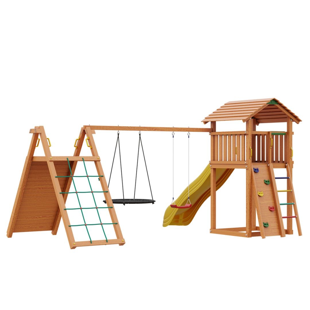 Детская деревянная площадка Jungle Cottage JC10